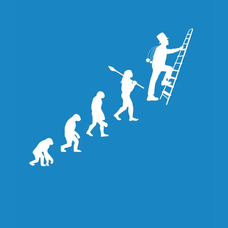 Schornsteinfeger Glück Evolution Geschenk