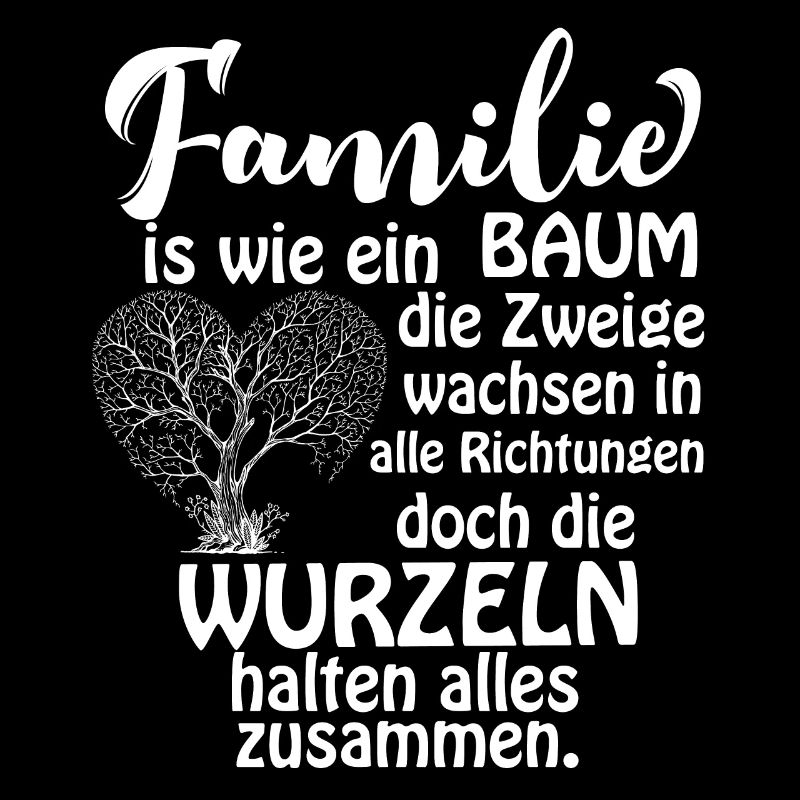 Familie Baum Lustiger Spruch Geschenkidee