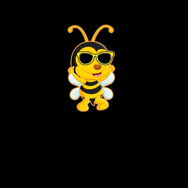 Coole Biene mit Sonnenbrille