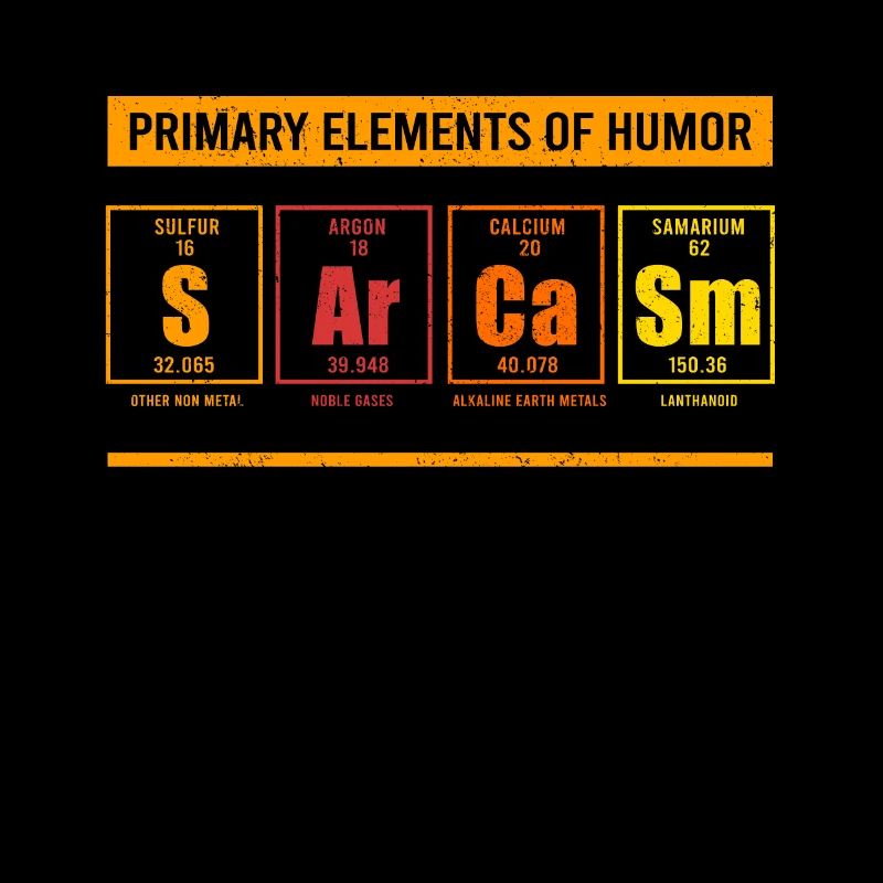 Sarcasm Primary Elements Of Humor - Sarcasm