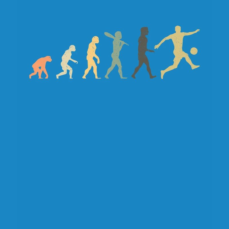 Soccer Evolution Retro | Soccer player gift