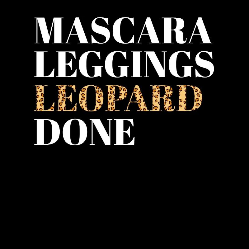 Mascara Beauty - Legging mascara Leopard Done
