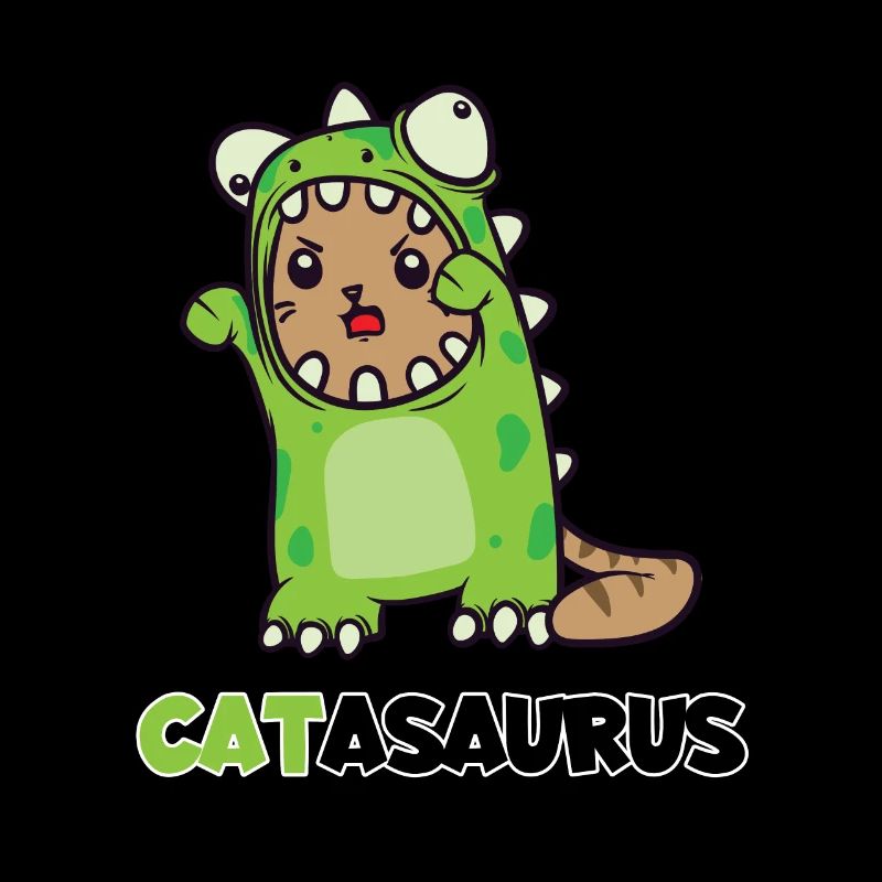 Catasaurus Katze Dino Kostüm Dinosaurier