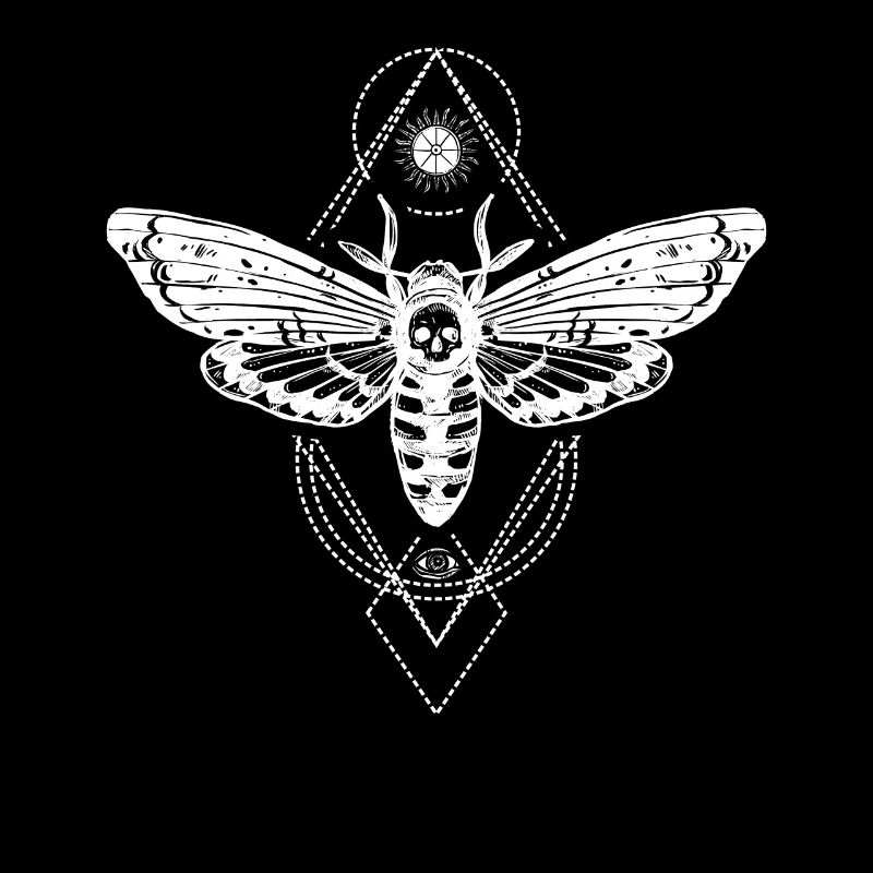 Papillon gothique Celtes cadeau Satan occulte