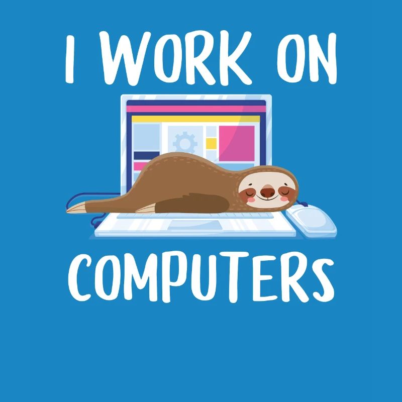 I work on computers Computer Programer Geschen