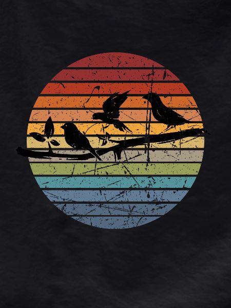 Bird watching retro