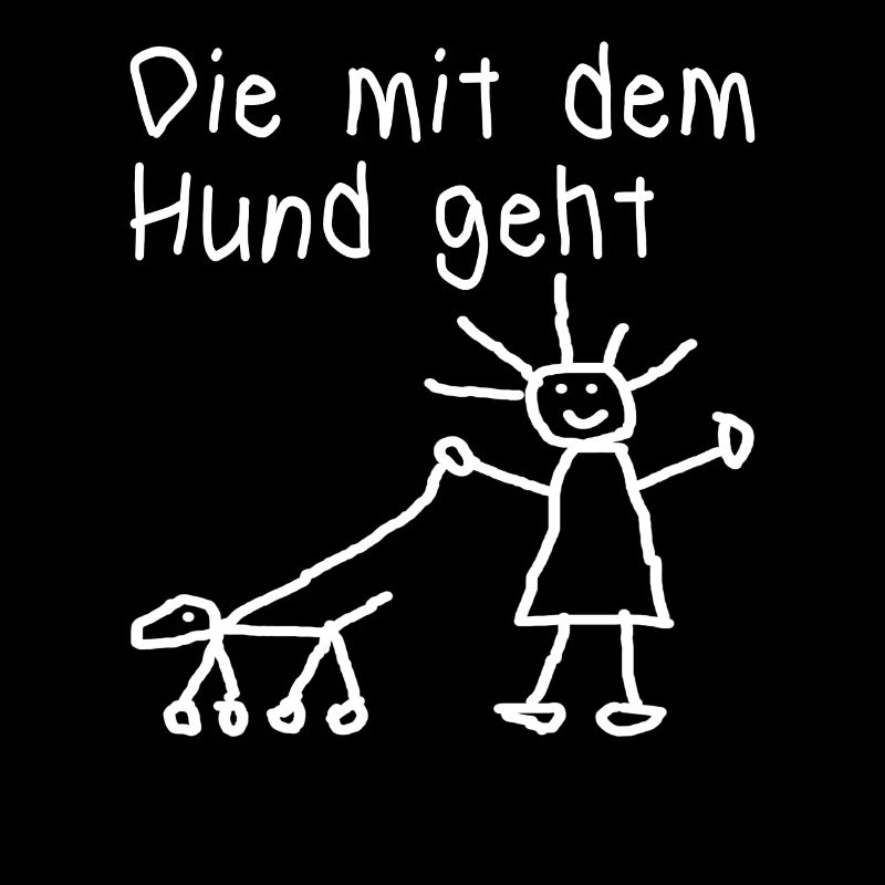 lustiges Hunde Spruch Geschenk Hund Vierbeiner wuf