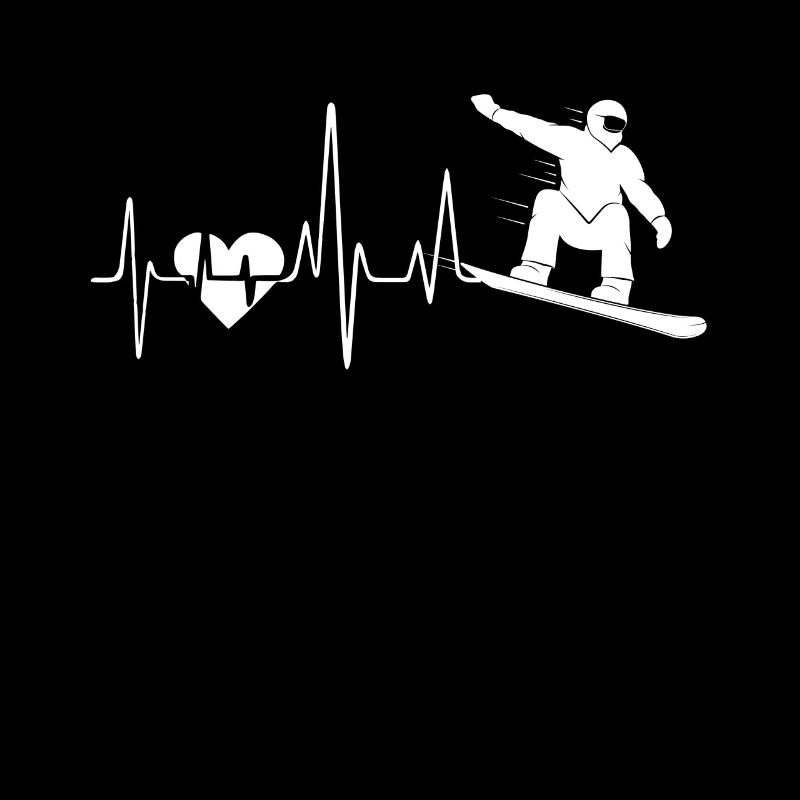 Snowboarden Snowboarden Herzschlag