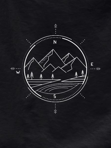 Mountains compass