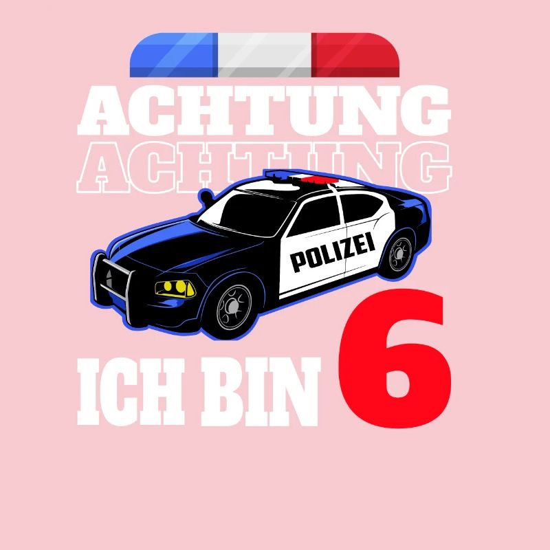 6 Geburtstag Polizei Polizeiauto Junge Geschenk