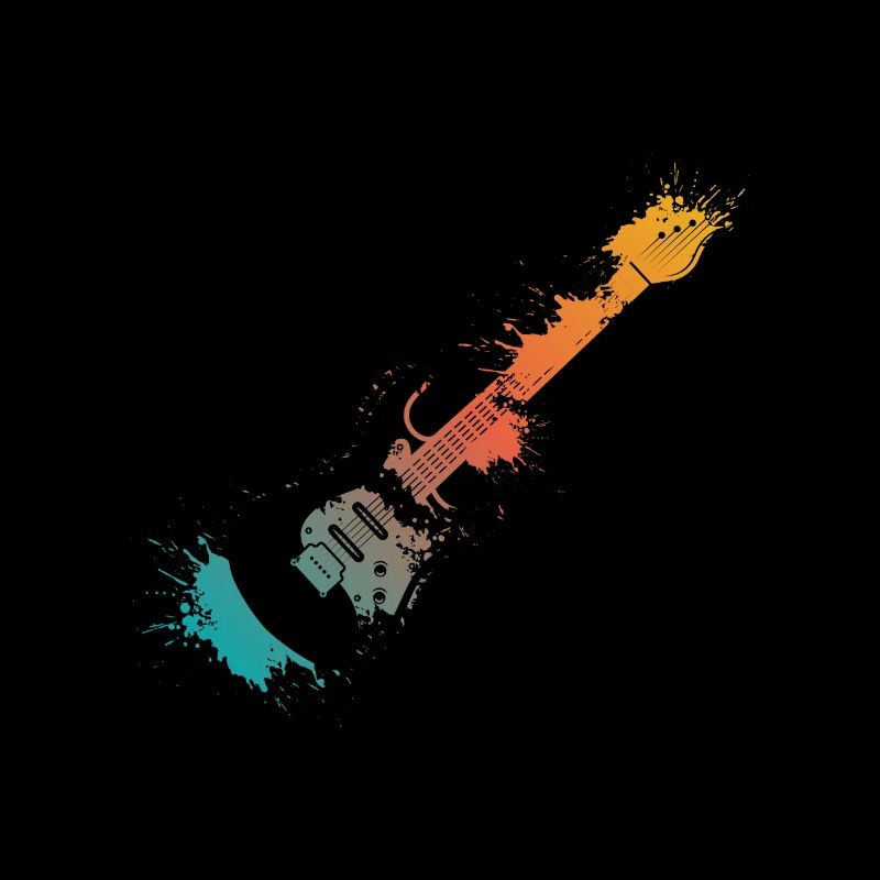 Electric guitar splash