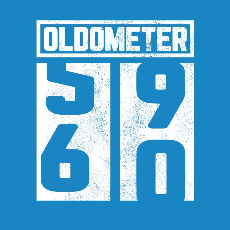 Oldometer 60. Geburtstag Sechzig Jubiläum Geschenk