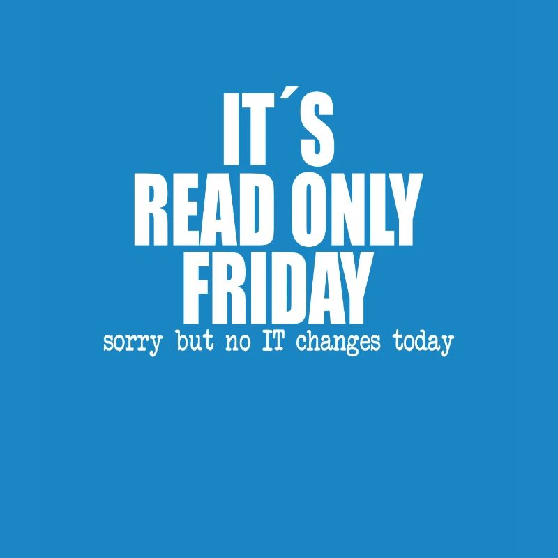 lustige it´s read only friday Geschenkidee