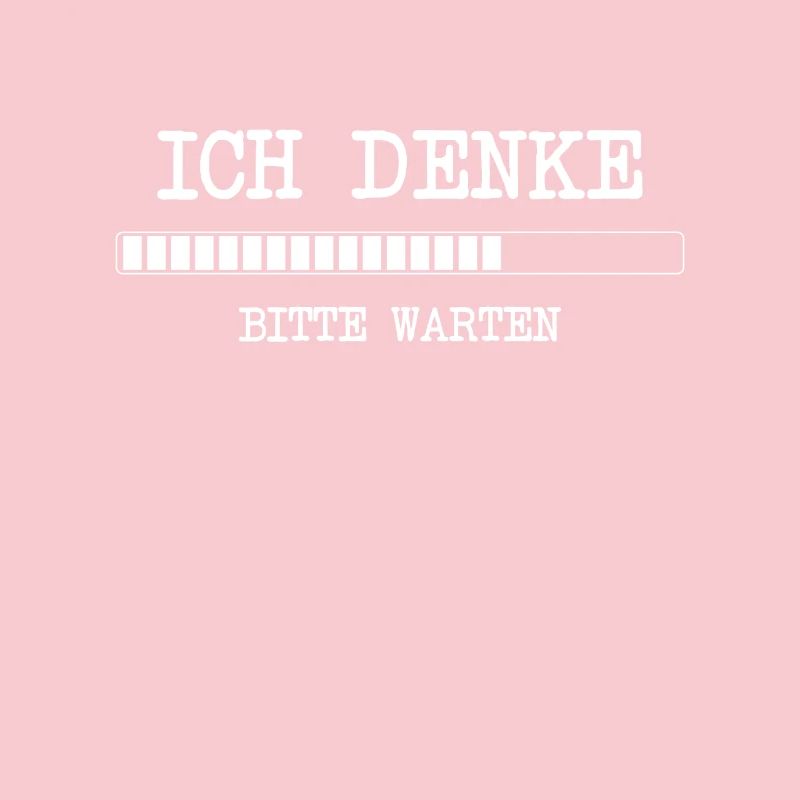 lustige Programmierer Ich denke bitte warten Idee