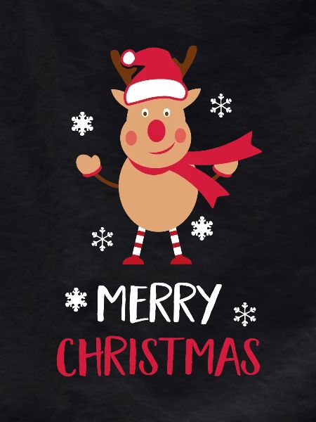 Merry Christmas moose