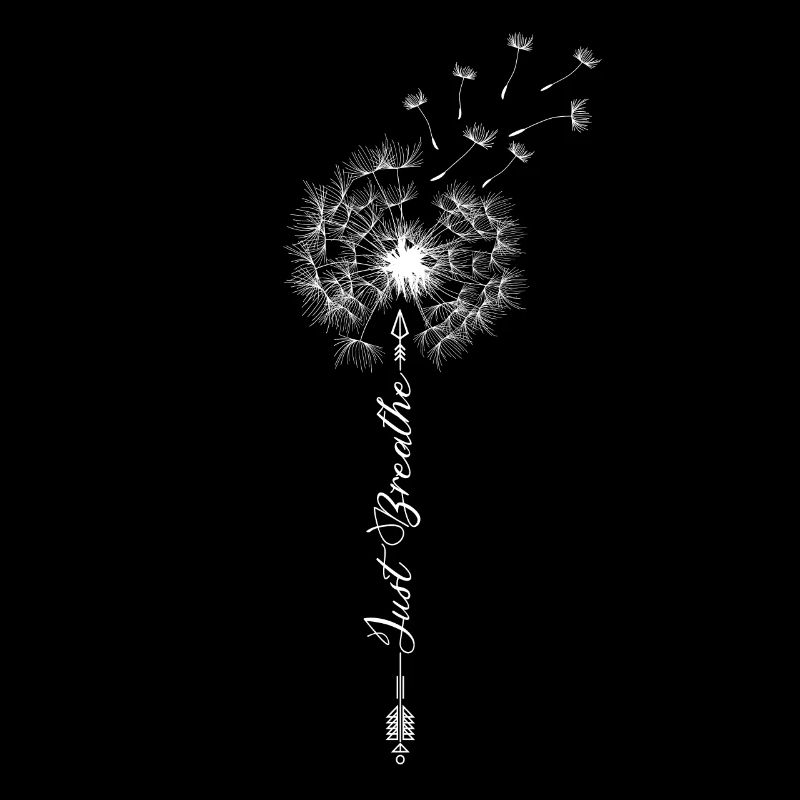Juste Pusteblume Tattoo Breathe Pusten Pissenlit
