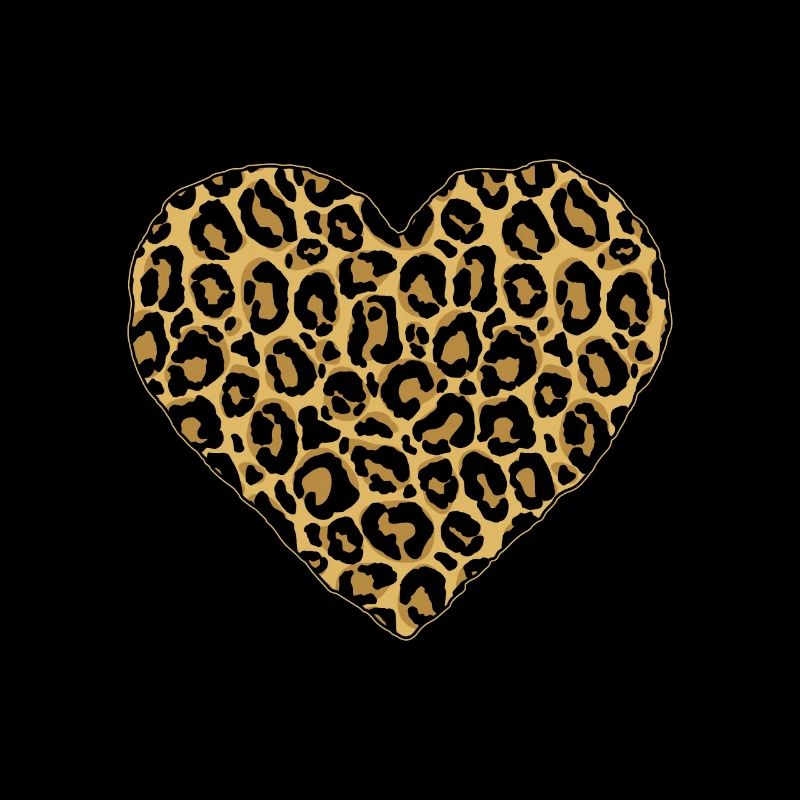 Heart leopard