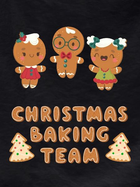 Cookies baking gingerbread men