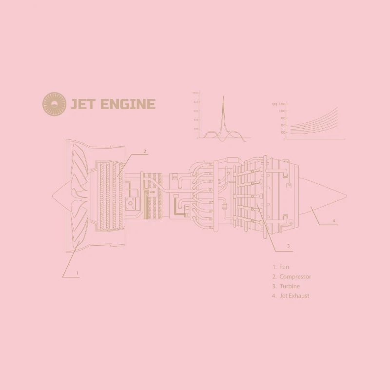 Jet Engine Blueprint – for aviation enthusiasts