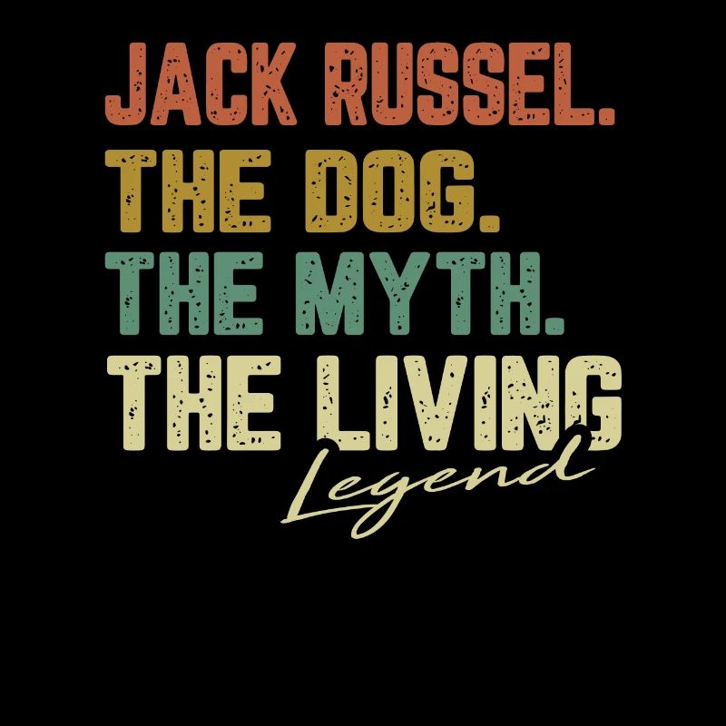 Jack Russel Dog Terrier Myth Legend Cadeau