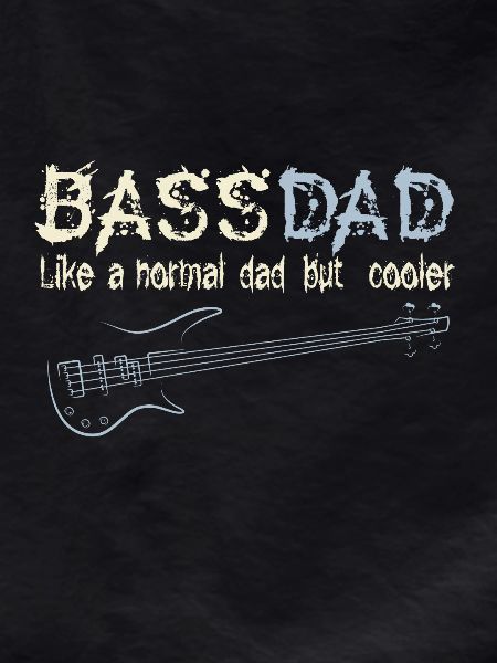 Bass guitar dad