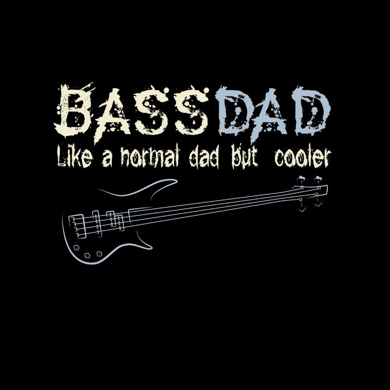 Bass guitar dad