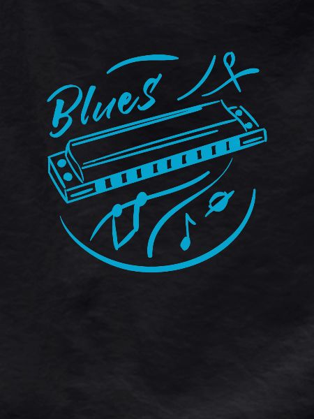 Blues music harmonica