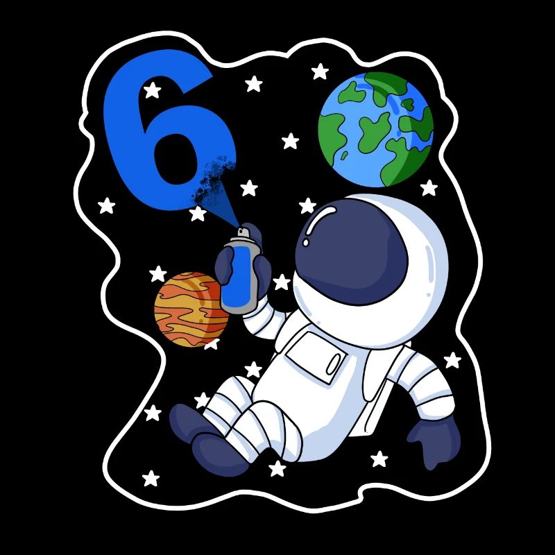 6e anniversaire astronaute cadeau garçon 6 ans