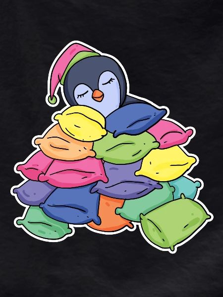 Sleeping penguin