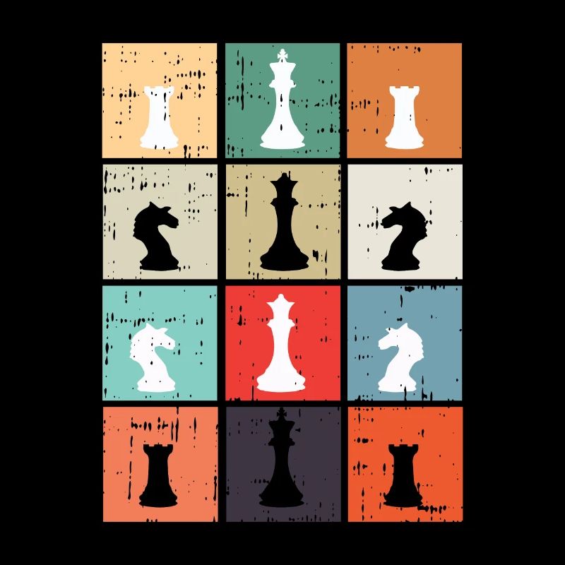 Chess chess board king queen knight gift