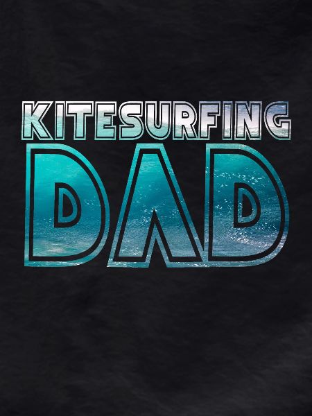 Kitesurfing dad
