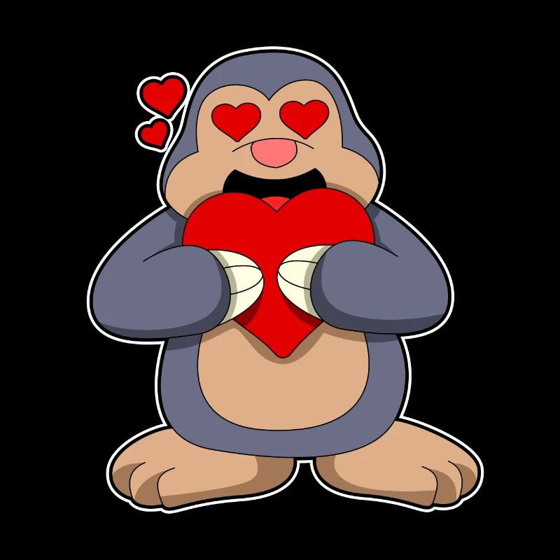 Mole with a heart