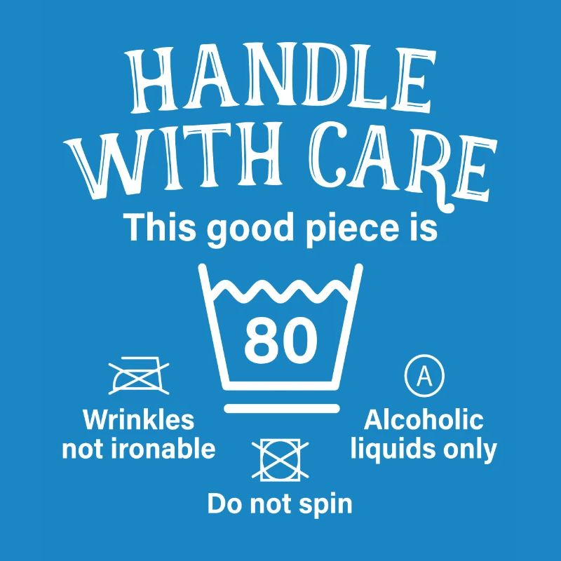 Handle With Care Eighty Gift 80th Birthday