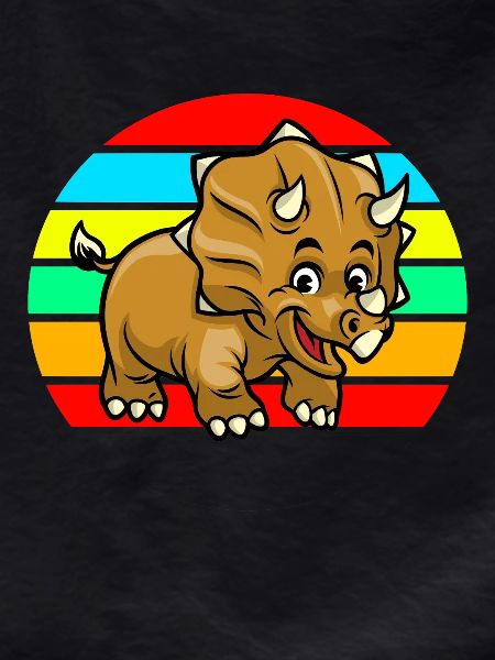 Triceratops sunset