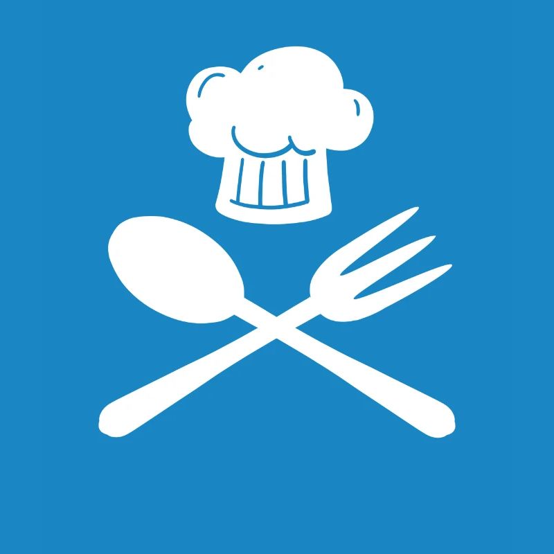Cooking hat hobby chef spoon fork cook