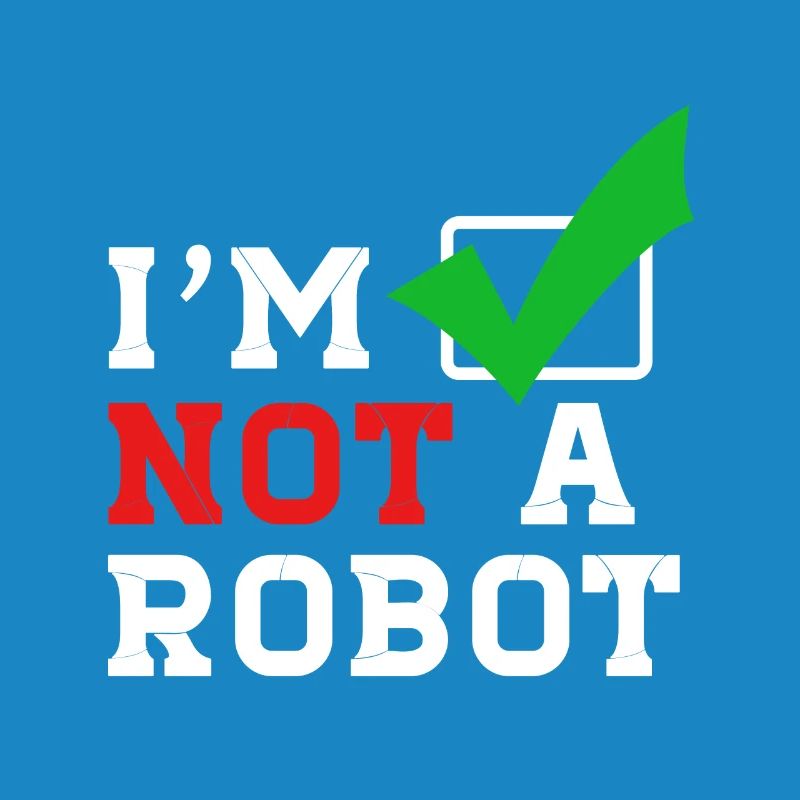 Je ne suis pas un robot sur Internet