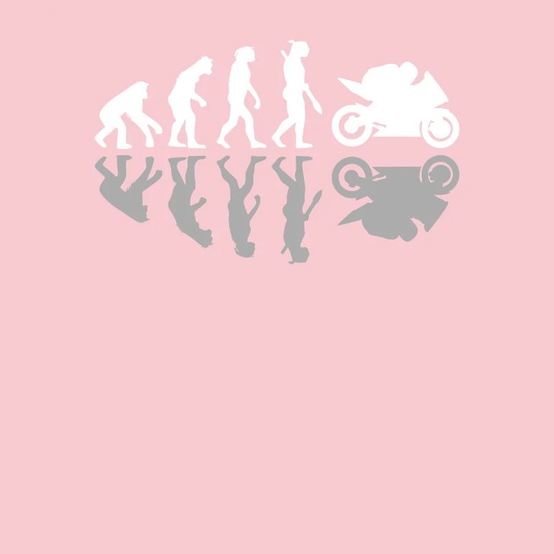 Evolution Motorrad Schatten Biker Enduro Geschenk