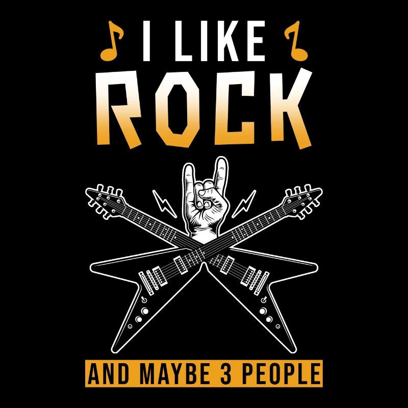 Rock Spruch lustig Rocker