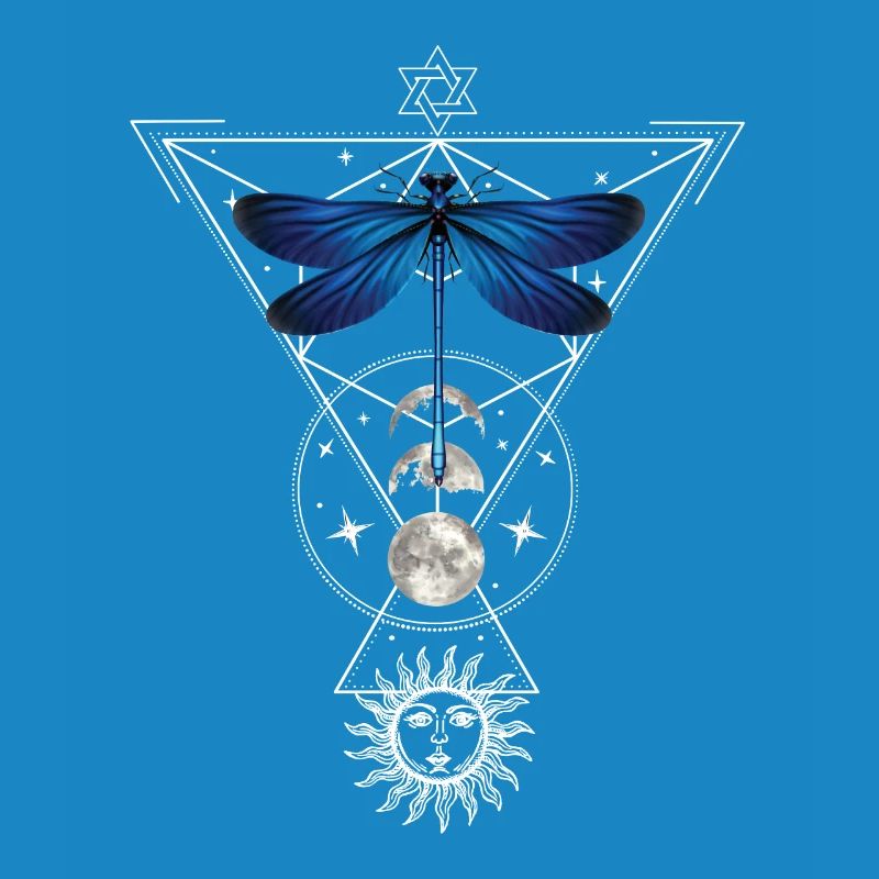 Okclutisme lune Phase Witchcraft Libellule Tarot