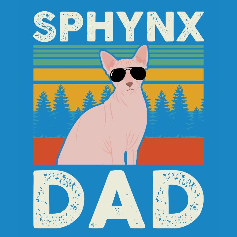 Sphynx papa | Sphinx chat cadeau propriétaire de chat