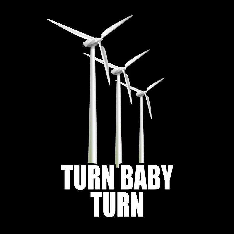 Windrad Turn Baby Turn Windkraft Strom Erneuerbare