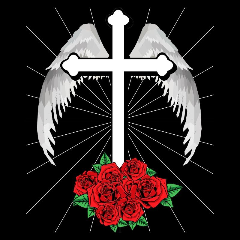 Croix Céleste Croix Jésus Dieu Ange Ailes