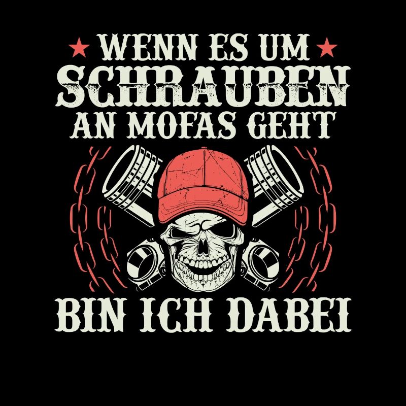 Mofa Mofas Mofafahrer Moped Schrauber Geschenk