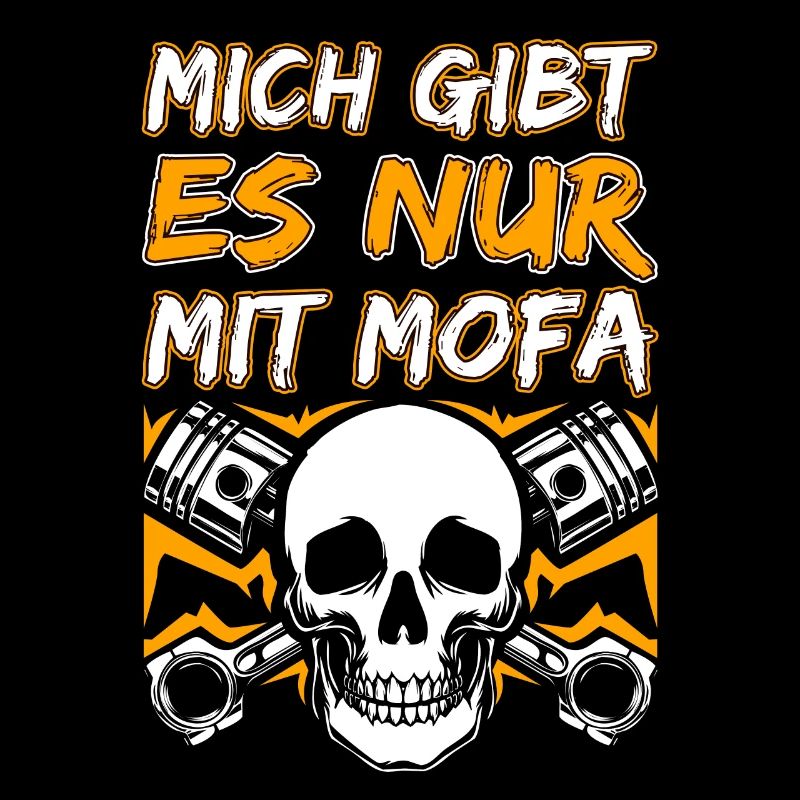 Mofa Mofafahrer Moped Mopedfahrer Mofas Geschenk