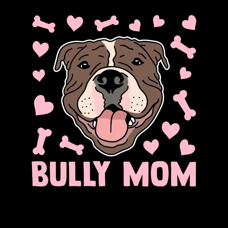 Cadeau de Bully américain propriétaire de chien Bully Mom