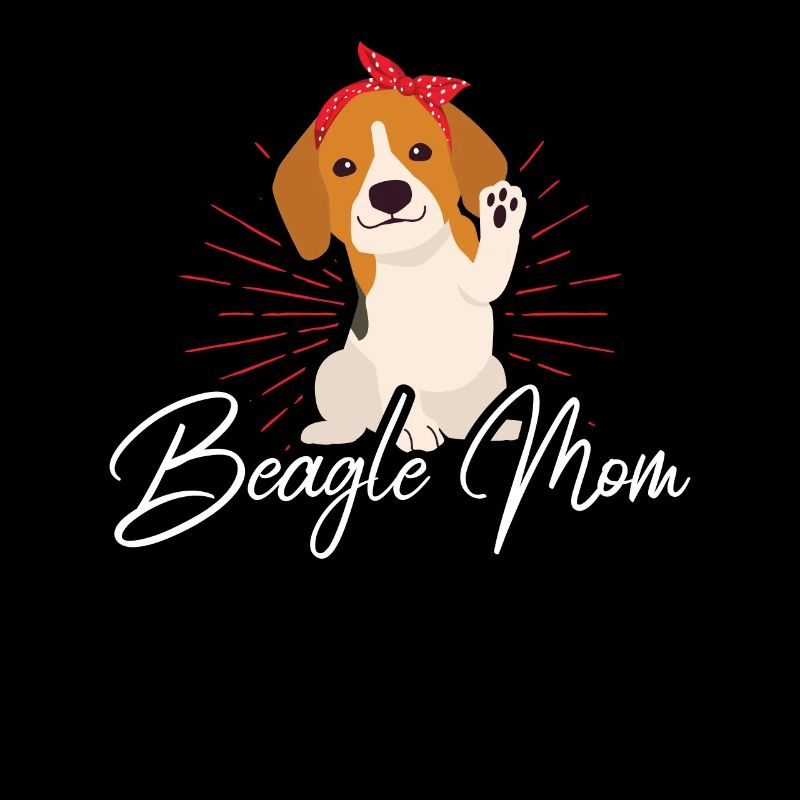 Beagle Mom Maîtresse propriétaire de chien cadeau