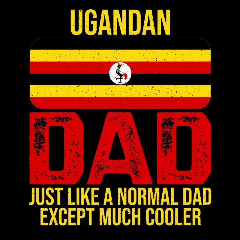 Ugandan Dad Uganda Flag for Father's Day