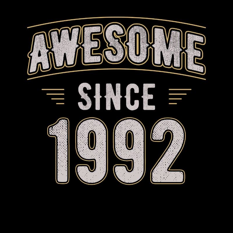 Awsome since 1992 vintage birthday