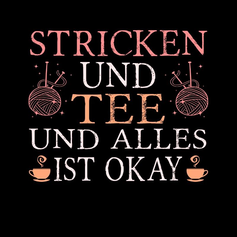 Stricken und Tee