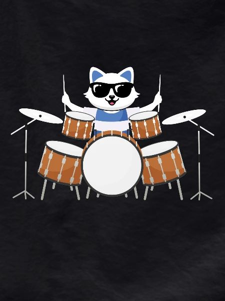 Katze schlagzeug